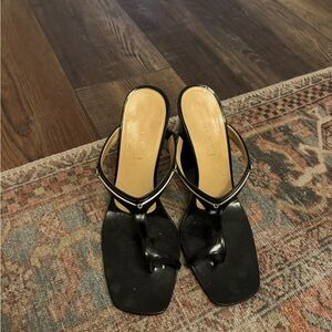 Vintage Gucci Black Strappy Sandals